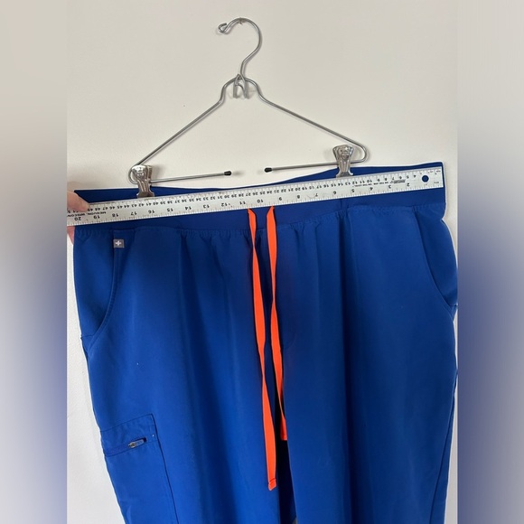 BNWOT Winning Blue High Waisted Zamora Jogger Scrub Pants Size 4XL - Picture 4 of 11